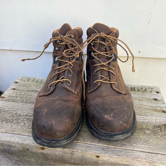 Carhartt 6-inch Soft toe Leather Lace Up Work Boots - Picture 3 of 9